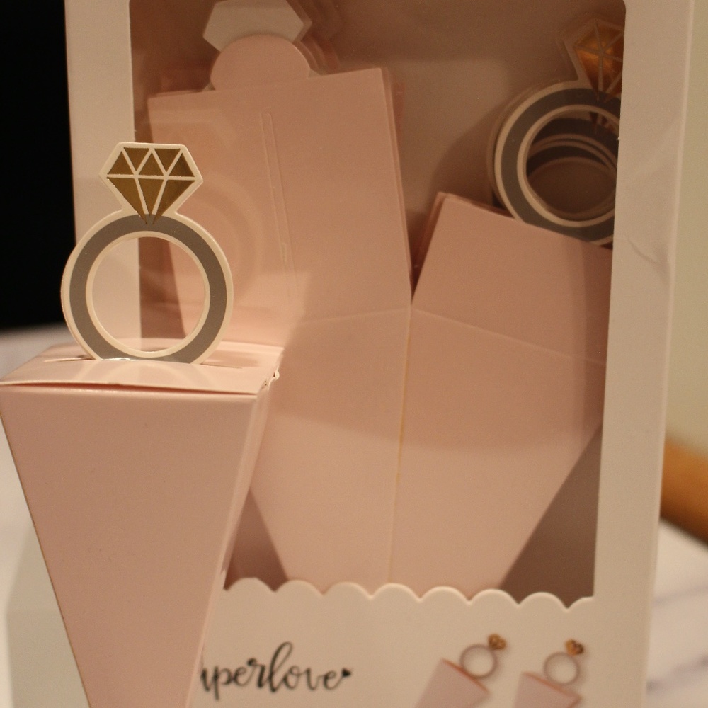 PaperLove Engagement Party Favor Boxes Bride to Be 10 Invites Per Box Wedding